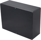 Project Box IP65 Waterproof Junction Box ABS Plastic Black Electrical Boxes DIY by Otdorpatio