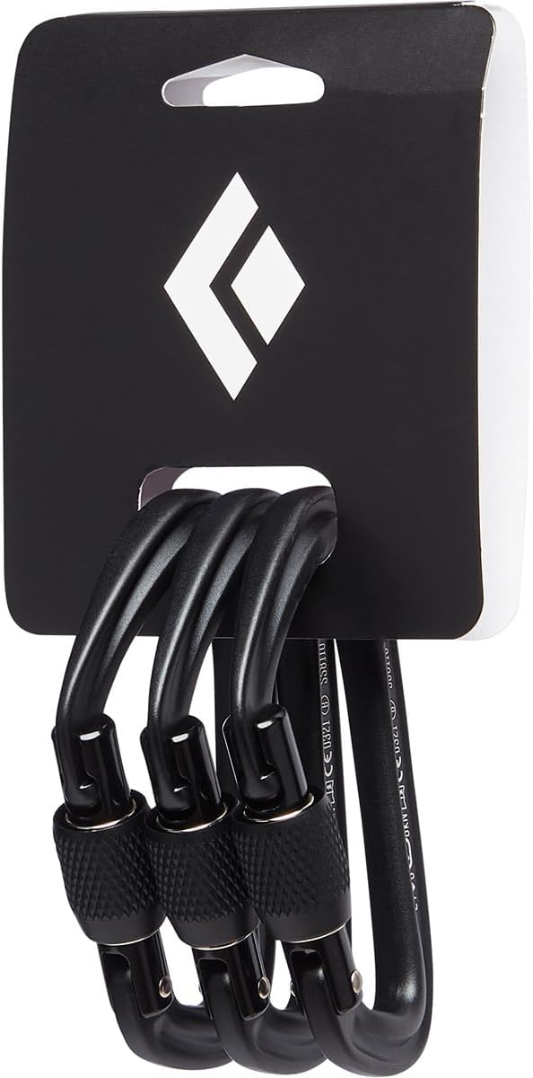 BLACK DIAMOND HotForge Screwgate Carabiner | Lightweight Aluminum Locking by BlackDiamondEquipment