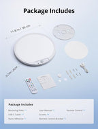 Combuh Rechargeable Battery Operated Ceiling Light - Image 8