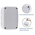 Outdoor Junction Box, Nineleaf White IP66 Weatherproof Electrical Project Boxes - Image 5