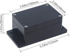 2 Pack Project Box IP65 Waterproof Junction Box ABS Plastic Black Electrical - Image 2