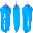 Azarxis TPU Soft Flask Collapsible Water Bottles BPA-Free 250ml 350ml 500ml - Image 6