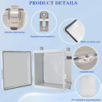 Waterproof Electrical Box with Mounting Plate, IP67 Junction Box Stainless - Image 3