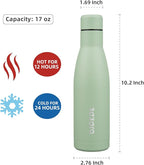 BJPKPK 17oz Insulated Water Bottles Stainless Steel Sports Water Bottles Keep - Image 2