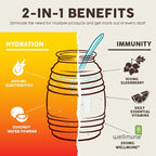 Salud 2-in-1 Hydration Packets + Immunity Electrolytes Powder, Mango - Image 5