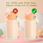 Kerilyn 12oz Kids Water Bottle, Stainless Steel Insulated Water Bottle - Image 8