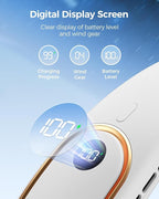 SHEWIND Portable Neck Fan - 5000mAh Rechargeable Hands-Free Wearable Fan | 4 - Image 4