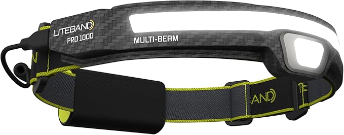 OPTIMAL VENTURES LITEBAND PRO Multi-Beam Rechargeable LED Headlamp, 1000 Lumens by Liteband
