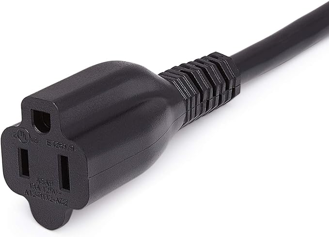 Amazon Basics Extension Cord, 15 Ft, 3-Prong Outlet Extender, 13 Amps - Image 3
