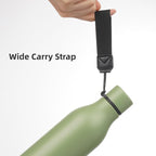 Insulated Water Bottle with Strap, 18 oz Double Wall Stainless Steel Vacuum - Image 4