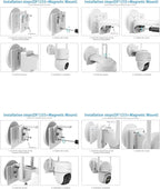 Magnetic Mount for AOSU D1 SE/Lite/Max, Reolink Argus 3MP/4MP/5MP/2K, SEHMUA 2K - Image 4