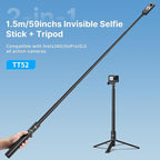 59in Invisible Selfie Stick Tripod - Image 2