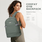 coofay Gym Backpack For Women Men Dance Sports Backpack - Image 3