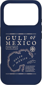 Gulf of Mexico 1672 Historic Map Case by Unknown