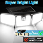 AmeriTop Solar Lights Outdoor, 2 Pack LED High Brightness Cordless Solar Motion - Image 4