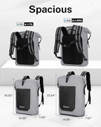 Gonex Ultralight Waterproof TPU Backpack, 55L Roll Top Dry Bag - Image 6