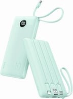 VRURC Portable Charger for iPhone, Compact Travel Power Bank 10000mAh, USB C by Home