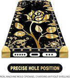 Compatible with iPhone Xs Max Case, Shine Gold Rose Luxury Golden Decoration - Image 5