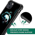 for iPhone 13 Case, Skeleton Winding Snake Pattern Graphic Design Girl Boy Soft - Image 4