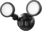GLOBE Electric 10W Twin Head Motion Sensor LED Flood Light, 1000 Lumens - Image 5