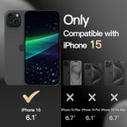 for iPhone 15 Case Heavy Duty Protection Phone Case Cover - Image 2
