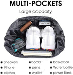 Waterproof Drawstring Bag, Gym Bag Sackpack Sports Beach Backpack - Image 4