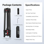 NEEWER Basics 72" / 182 cm Travel Tripod Monopod - Image 8