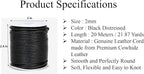 GENIQUE Real/Genuine Round Leather String Cord - Image 3