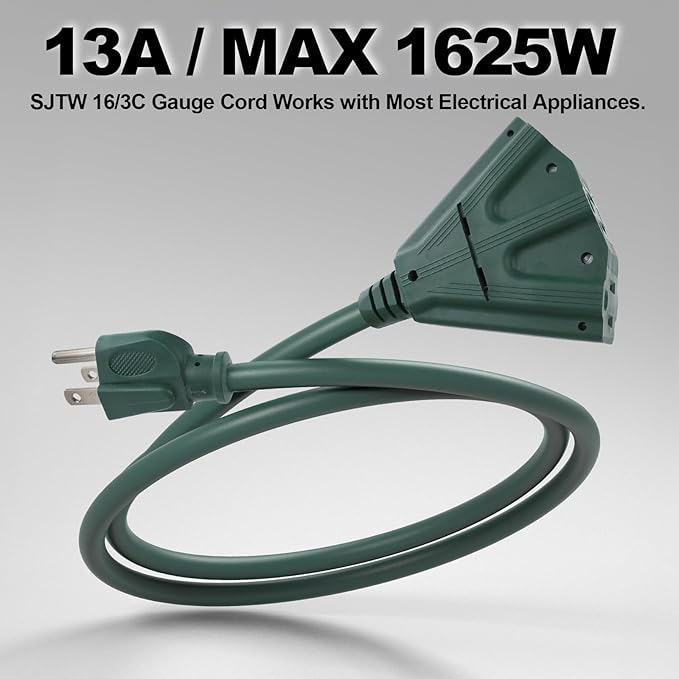 EP 2 Pack 15 Ft Outdoor Extension Cord - Image 7