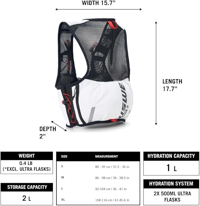 USWE Pace - Running Vest Hydration Pack - Image 4