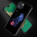 for iPhone 13 Case, Galaxy Fox Wolf Pattern Graphic Design Girl Boy Soft - Image 5