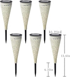 gardencave 6 Pack Solar Lights Outdoor Garden Decorative Mandala Solar Garden - Image 7