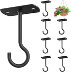 Ceiling Hooks for Hanging Plants 8Pack 4in, Wall Hooks for Plants, Hanging Bird by QualityEfficiency