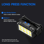 Rechargeable Headlamp Flashlight, 8 LED 2500 Lumen Super Bright Headlight - Image 2