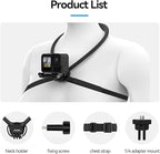 TELESIN Neck Mount SE 2.0 with Air Cushion, Adjustable Chest Strap and Neck - Image 8
