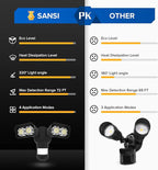 SANSI Eco Series 18W 1800LM LED Motion Sensor Outdoor Lights, Energy Saving - Image 3