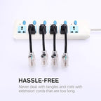 Miady Short Power Extension Cord Outlet Saver, Female Plug - Image 4