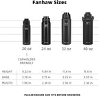 Fanhaw 40 oz Insulated Stainless Steel Water Bottle - Image 6