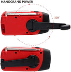 FM/AM/NOAA Weather Radio Hand Crank Self Powered Solar Portable Mini Emergency - Image 5
