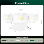 65W LED Flood Light Outdoor, 6500 Lumen Super Bright Security Lights, 3 - Image 7