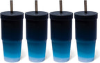 Silipint: 32oz Silicone Straw Tumbler, Unbreakable, Dishwasher Safe by Silipint
