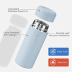 【Upgraded】Exllena Small Insulated Water Bottle 8 oz/250ml– Mini Insulated Water - Image 3