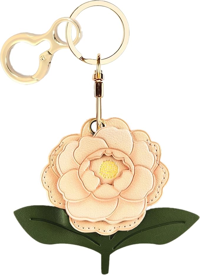 BORKUANA Leather Keychain Holder Case Compatible by BORKUANA