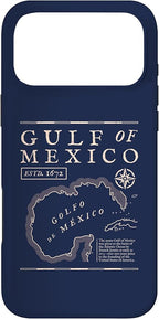 Gulf of Mexico 1672 Historic Map Case by Unknown