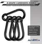 AUTMATCH Carabiner Clips, 4 Pack - Image 3