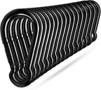 Black Carabiner Clip, Heavy Duty Spring Snap Hook Quick Link by Ekunbuy
