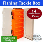 Fishing Tackle Box Set – 2-Pack Double-Sided Reversible Lure Organizer - Image 2