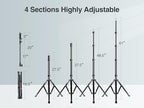 Elitehood 81" Tall Flexible Tripod Stand - Image 3