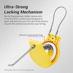 for AirTag Holder with Wire Cable, 4 Pack IPX8 Waterproof PC Hard Case - Image 2