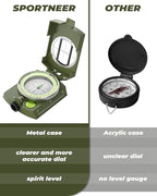 Sportneer Compass: Accurate Durable Lightweight Orienteering Compass - Image 7